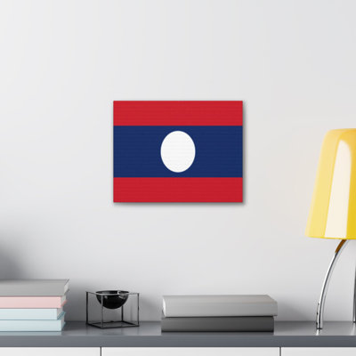 «Laos Country Flag» sur toile