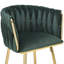 Tabouret de comptoir avec structure en métal 25,6 po Kristyn-671595768