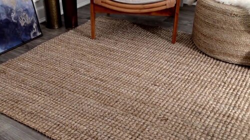 Bay Isle Home Waring Farmhouse Handmade Flatweave Jute Natural Area Rug &  Reviews