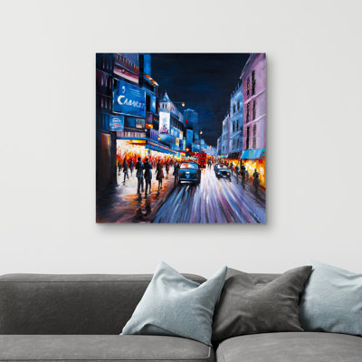 Cabaret evening - 32"x32" art on canvas