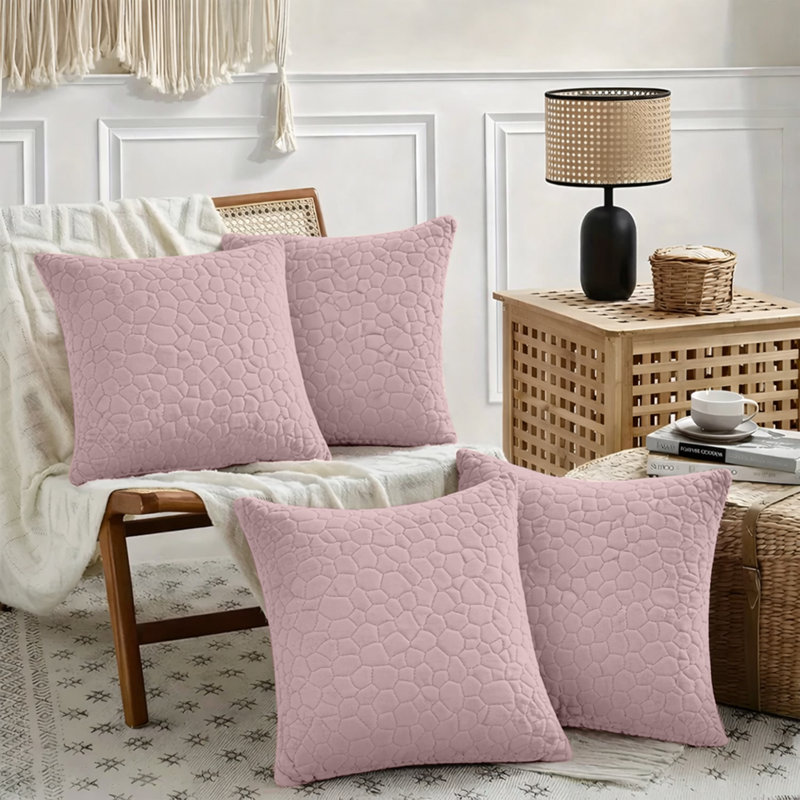 Square Cushion, Pink