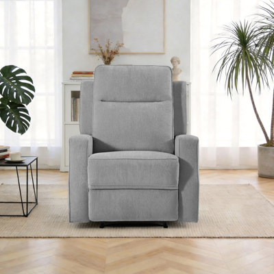 LINDEN Multi-Position Recliner Sofa Chair with Pocket Spring Cushion, Pet-Friendly Performance Fabric