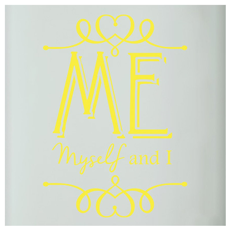 Wall Decal, Bright Yellow