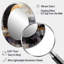 Golden Rising Moon IV - Miroir mural ovale moderne-371380106