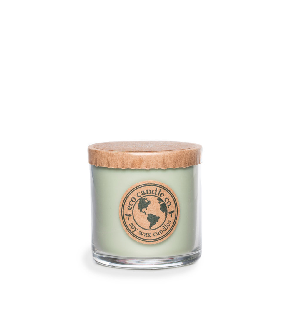 Scented Jar Candle with Glass Holder Eco Candle Co