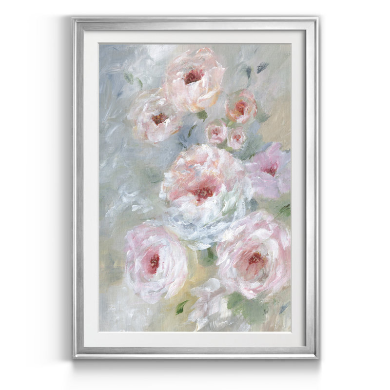 Rush of Blush - Reproduction d'art sur papier encadrée, H 18,5 po x l 24,5 po x P 1,5 po, Cadre argenté