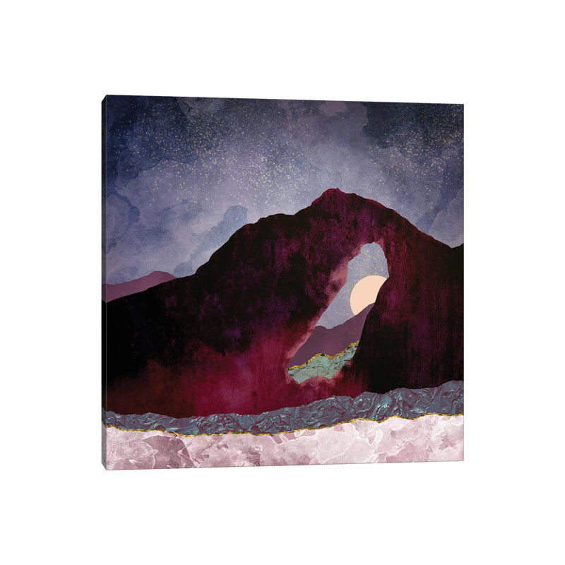 Desert Perspective - Print on Canvas, No Framed, 30.48 cm H x 30.48 cm W