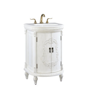 Aravale 21'' Single Bathroom Vanity with Marble Top