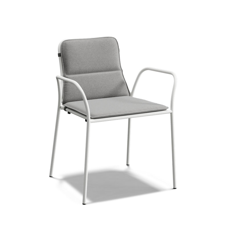 XY Outdoor Dining Chair, White