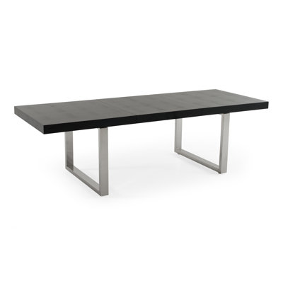 Breta Extendable Crocodile Lacquer Base Dining Table