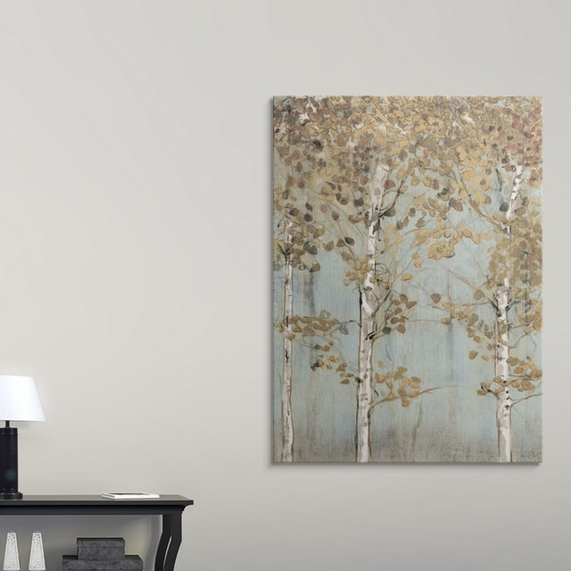 «Ezmae Soft Birch» par Edward Selkirk, reproduction d'art, H 24 po x l 18 po x P 1,25 po, Toile