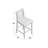 Imala Upholstered Counter Stool with Solid Wood Frame-1937861774