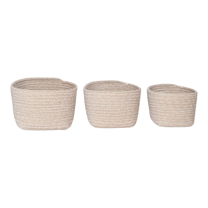 Beachcrest Home Maliyah Cotton Decorative Basket
