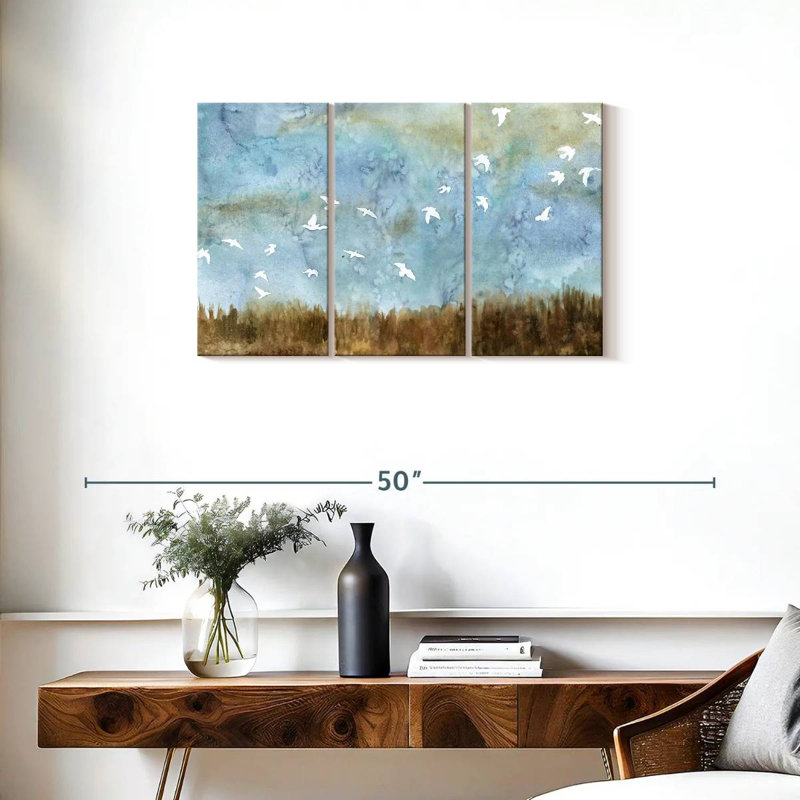 Avery Birds In Flight I, 20" H x 33" W