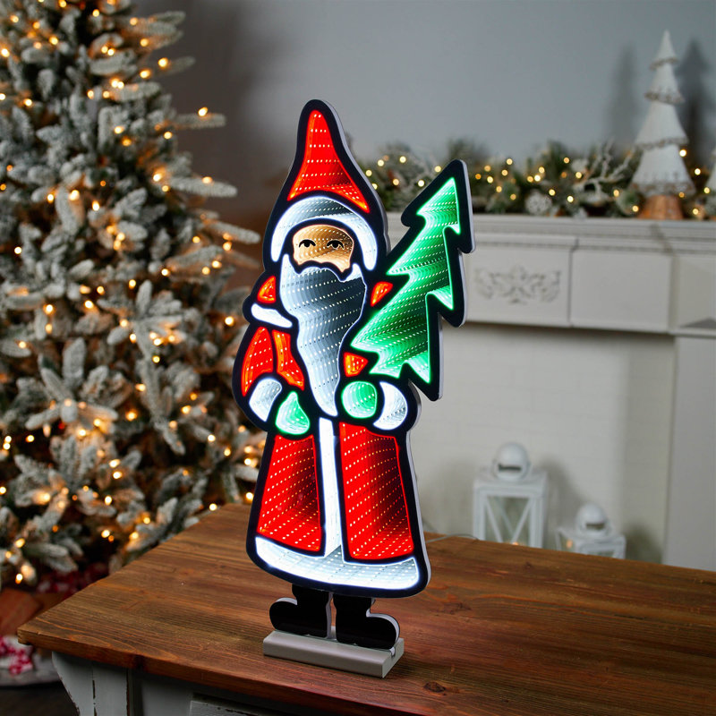 Père Noël avec pin Ekkolight 33 po, 9.25"