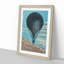 Hot Air Balloon Flying High - Framed Print-55579103-55579109