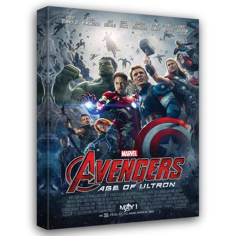 Avengers: l'ère d'Ultron, H 48 po x l 32 po