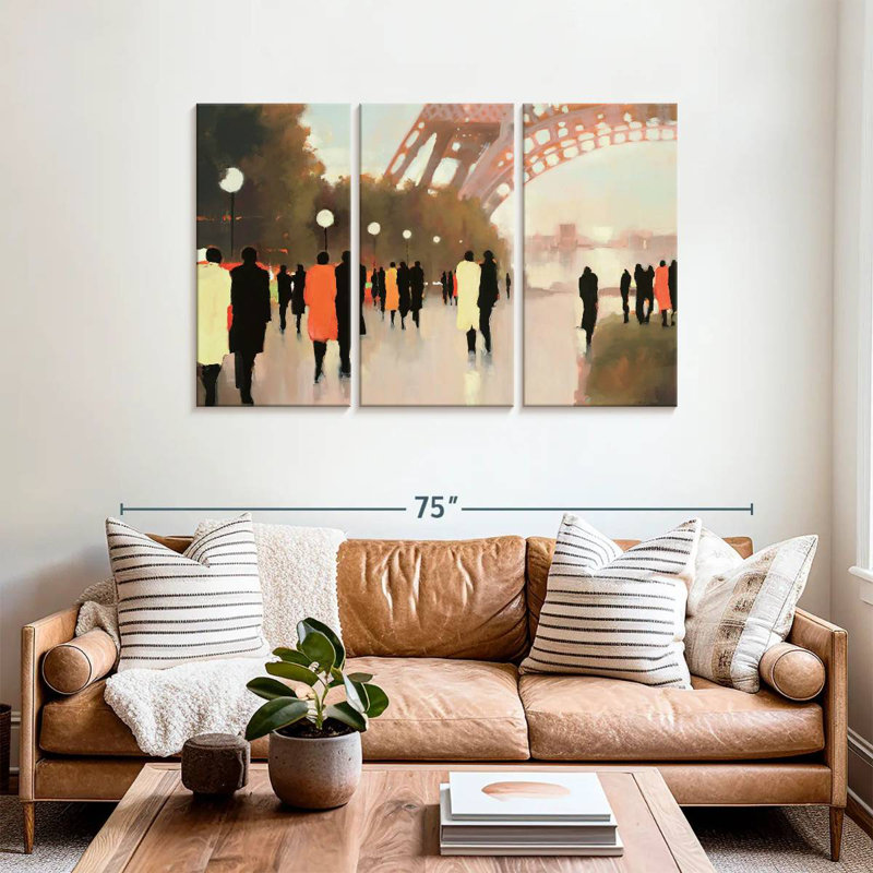 Sebbie Paris Remembered, 36" H x 57" W