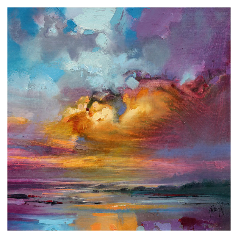 « consonne sky », impression, Toile, H 26 po x l 26 po x P 1,5 po