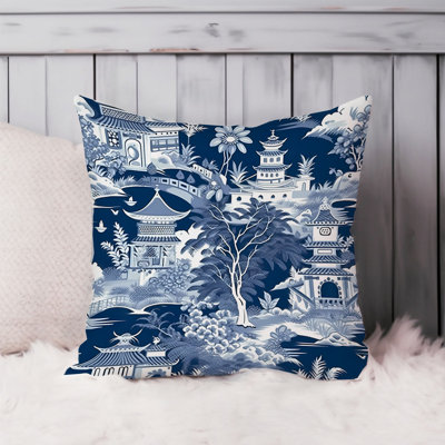 World and Countries Asian Style Chinoiserie Pattern I