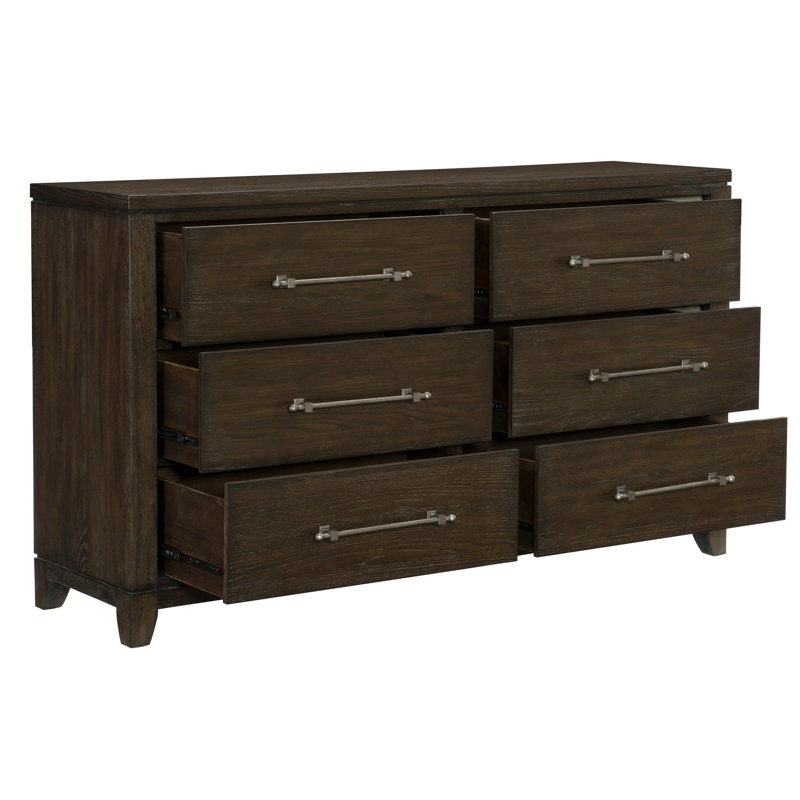 Commode double 5 tiroirs Mabton