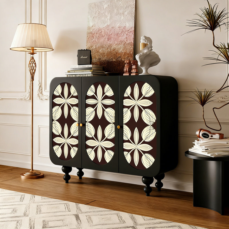 Armoire de rangement French Art, Noir