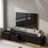 Tv Stand With 4 Drawers, Faux Marble Tabletop And Curved Profile Design-1057504518