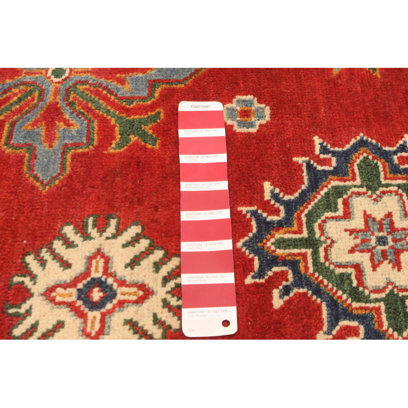 Tapis unique en laine noué à la main 5 pi 9 po x 7 pi 9 po nouvel âge Olivia-Jean