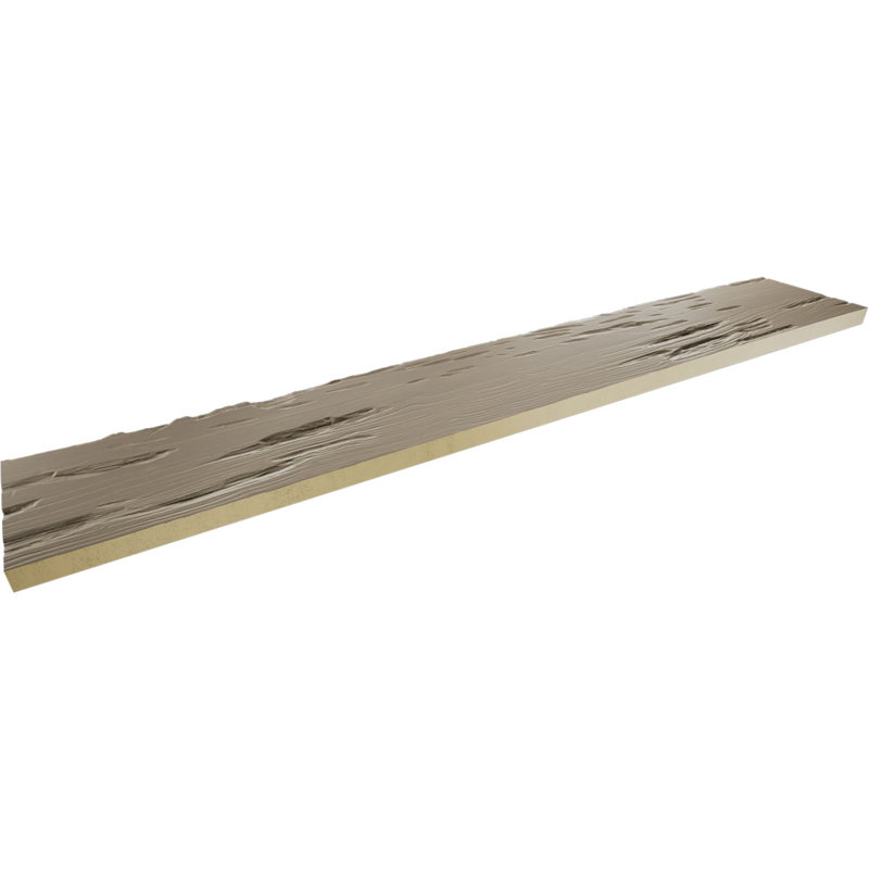 Planche en faux bois Pecky Cypress Endurathane, H 10 po x l 144 po x P 1 po, Taupe rustique