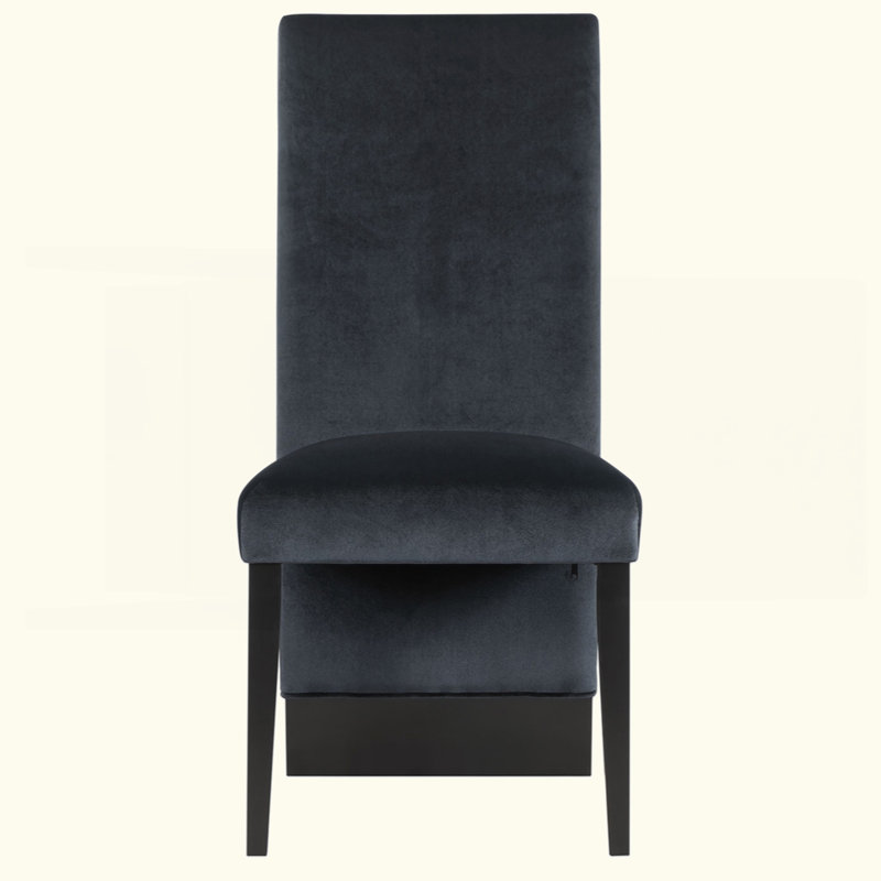Ensemble de 2 chaises de salle à manger noires STACEY