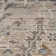 Rectangle  Floral Power Loomed Area Rug in Gray/Tan/Brown