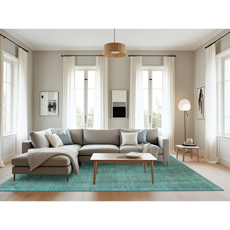 Tapis oriental bleu, Rectangle 8 pi x 12 pi