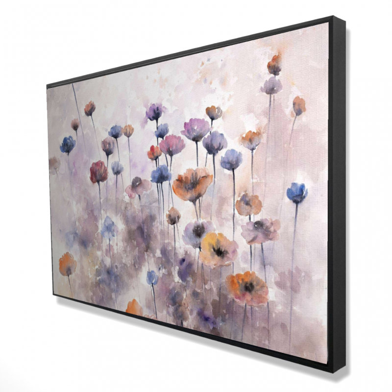 "Petites fleurs sauvages" sur toile