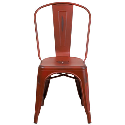 Lily Metal Stackable Side Chair