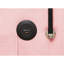 Lit moderne rose pliable avec dossier réglable, bâbord, cendrier et support de téléphone rotatif, support en velours, support-1923843739