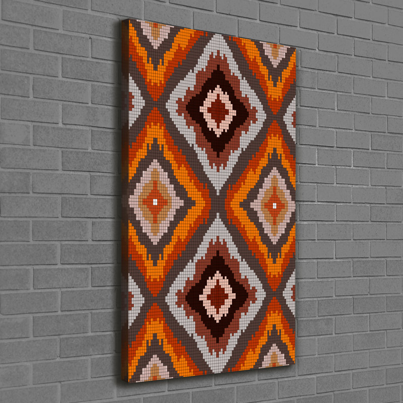 Retro Background - Wrapped Canvas Print