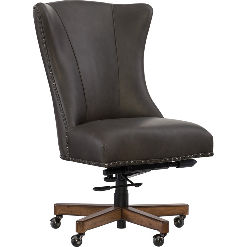 Fauteuil de direction pivotant et inclinable Lynn, Brun