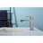 1 Hole Gray Sink Tap, 1.5/Gpm, Zinc, Deck Mounted Modern Lever Handle Construction Design-121676042