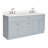 Hamlet 73'' Double Bathroom Vanity with White Quartz Top-60199499