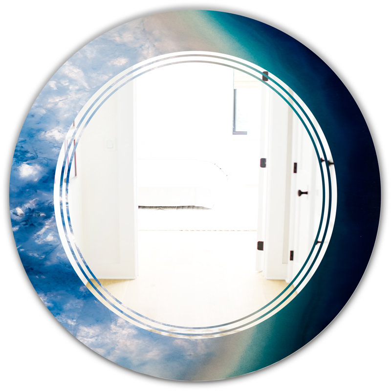 Miroir mural moderne, Triple C Agate Beautiful, 23,6 po x 23,6 po 