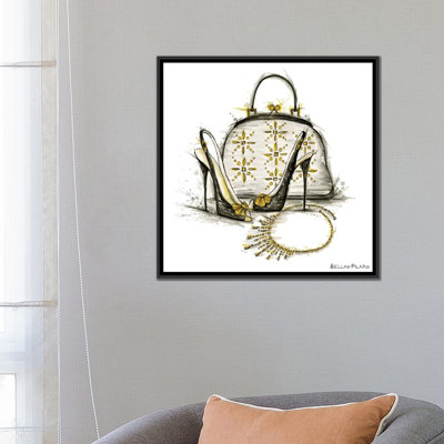 « all apballée series : accessoires de shelly », peinture sur toile tendue