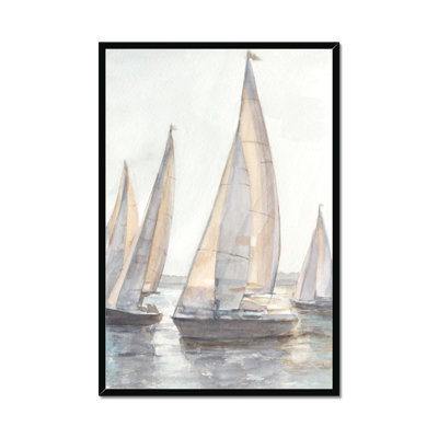 Plein Air Sailboats I 1 Piece Painting