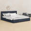 Base de lit tapissier avec tête de lit Minimalist-780104532-780104530