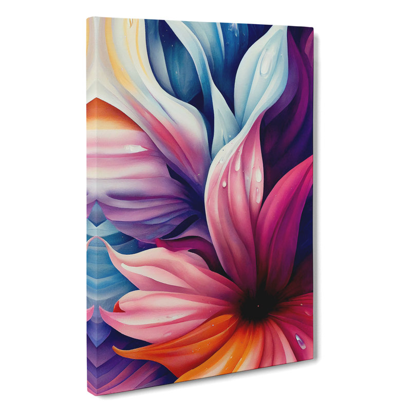 Entrancing Flowers No.2 - Wrapped Canvas, 60cm H x 40cm W x 3cm D