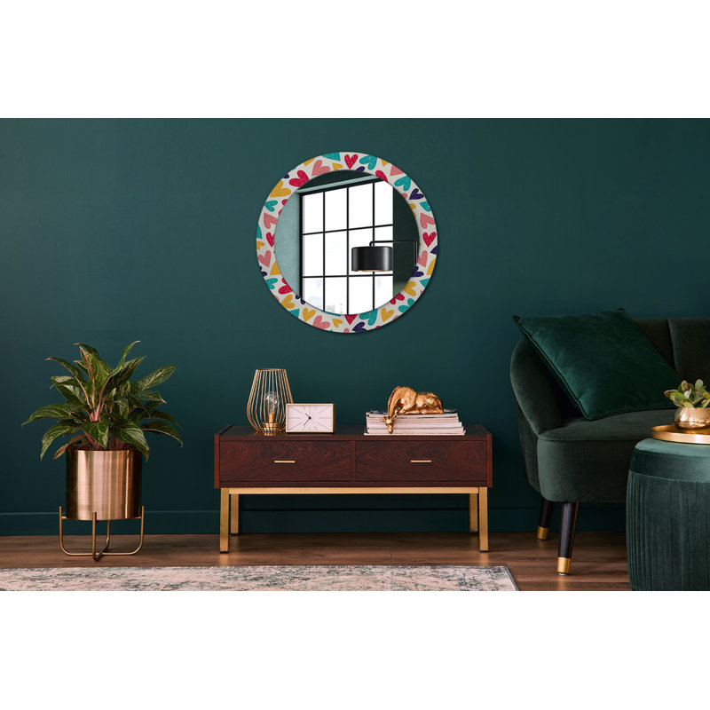 Huldar Glass Flat Wall Mirror