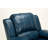 Navy Blue Leather Gel Recliner