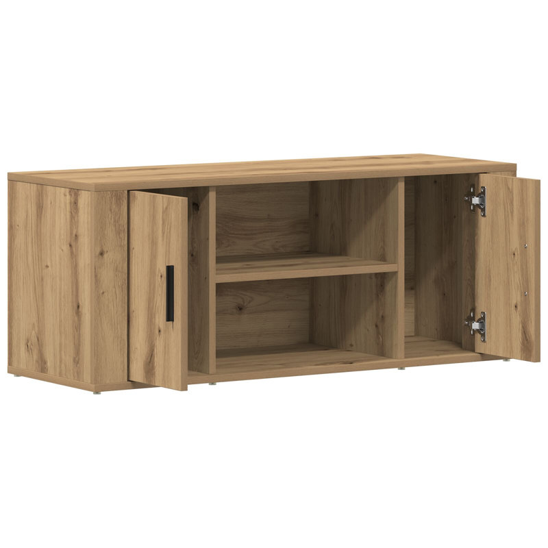 Unfinished TV Stand for TVs up to 40", Artisan Oak