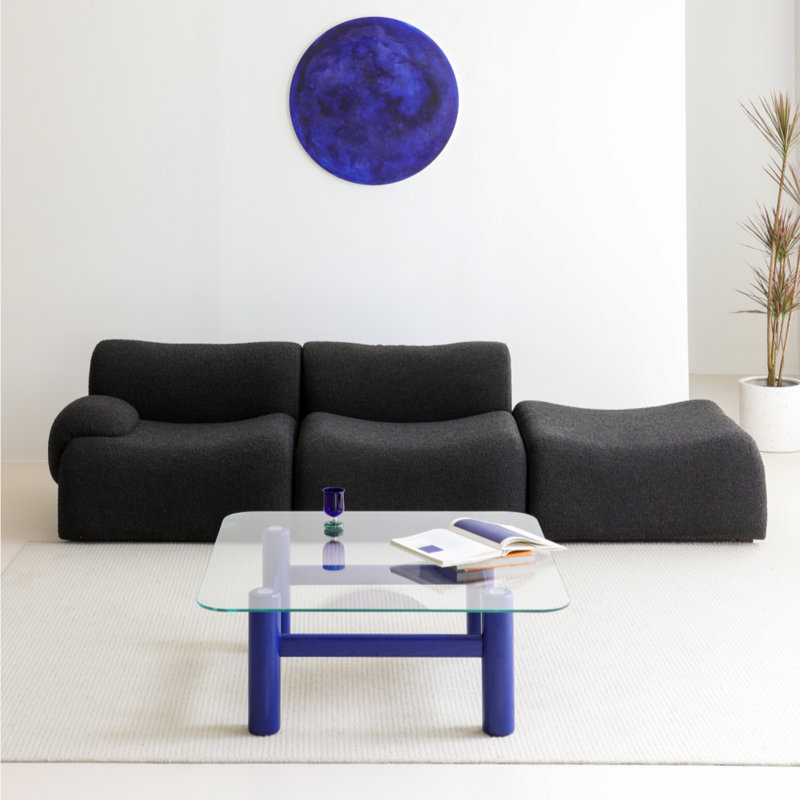 Modern, Simple and Creative Black Sofa