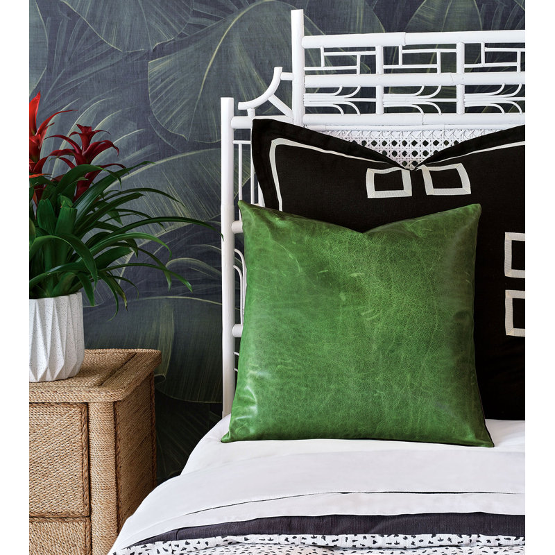 Tudor Square Pillow Cover & Insert, Kelly Green