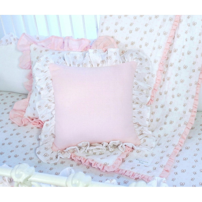 Coussin décoratif en coton Butterfly Tales